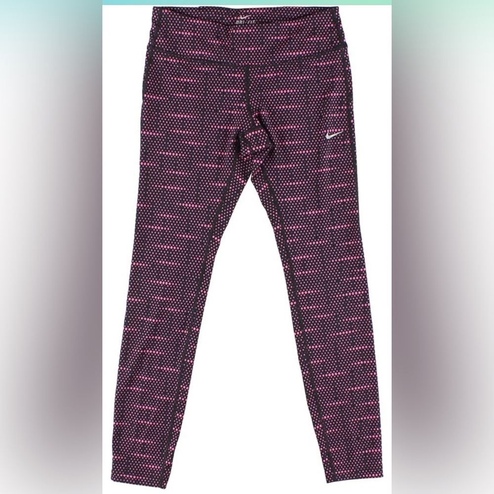 Nike Women's‎ Printed Dri-fit Run Tights/ Leggings 3/4 Length size Small